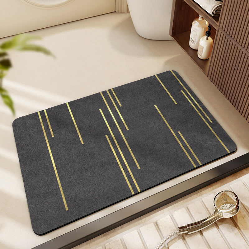 Abstract Geometric Design Bath Mat Kalsten