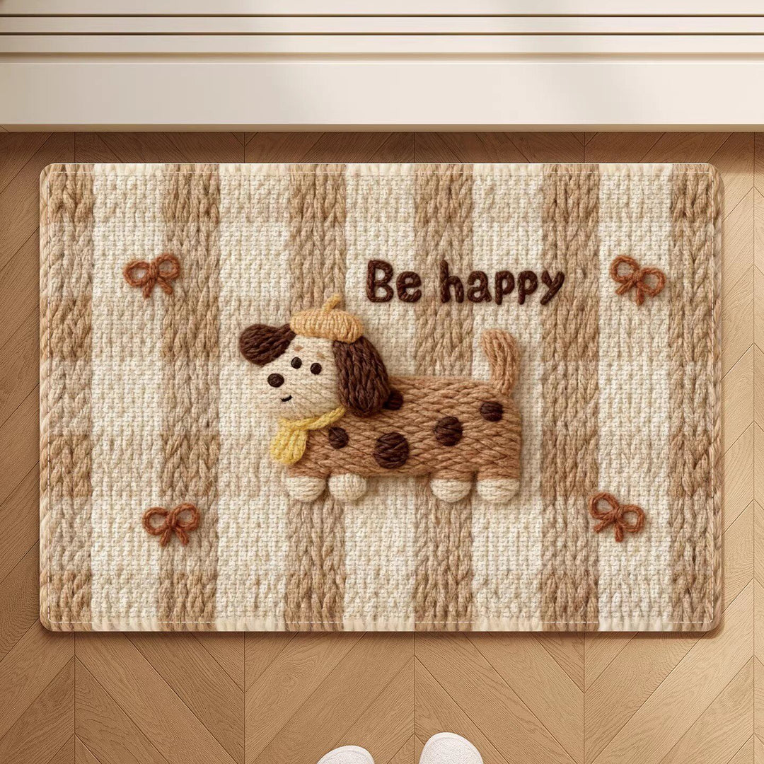 Adorable Dog-Themed Non-Slip Bath Mat