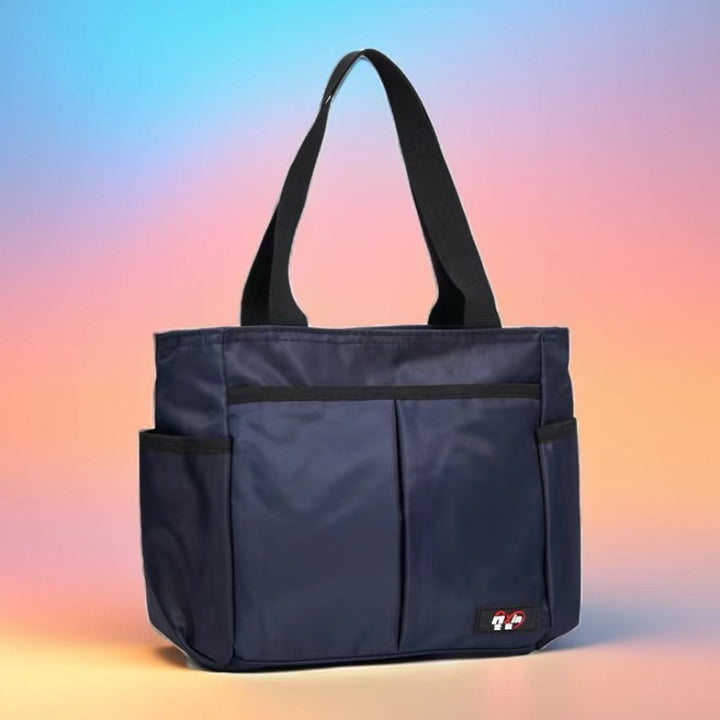 Stylish Striped Multi-Pocket Tote Bag Kalsten