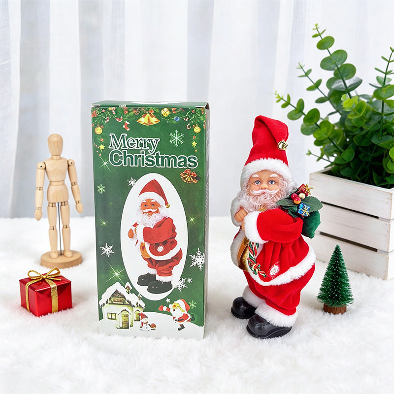 Decorative Santa Claus figure with candy