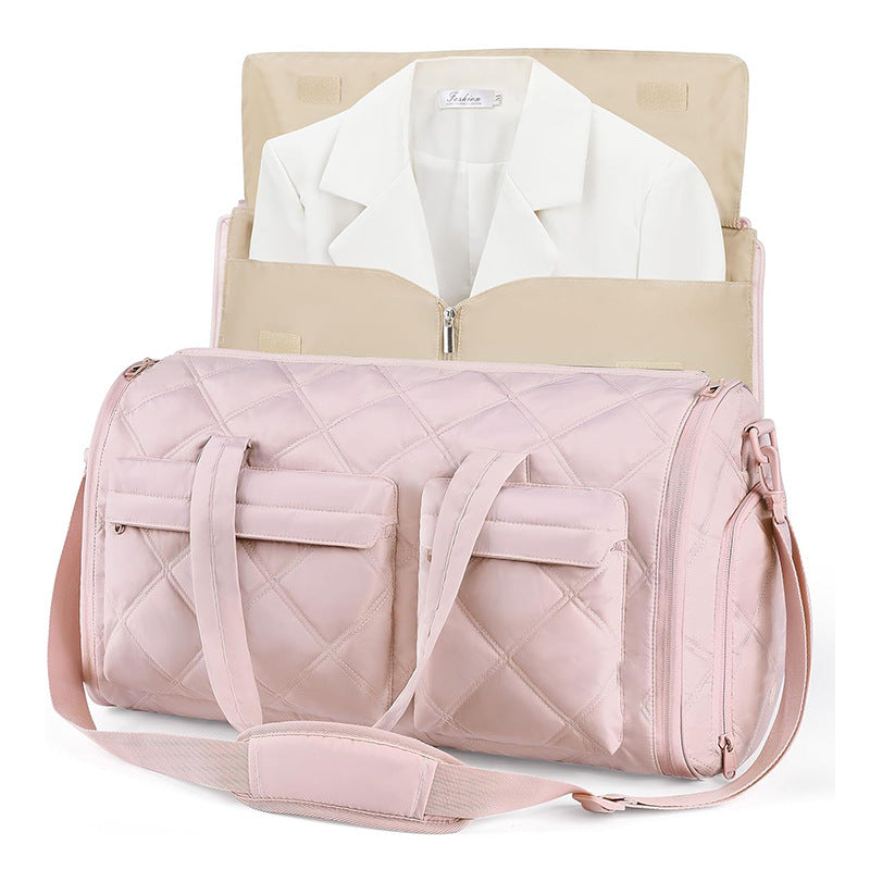 Elegant Travel Bag with Integrated Suit Compartment Kalsten