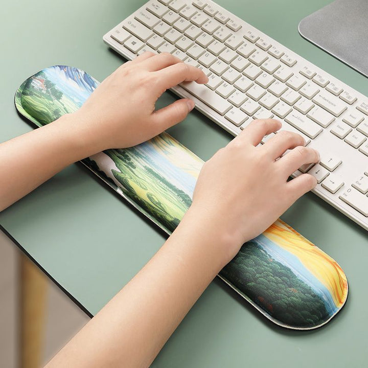 Ergonomic Illustration Mouse Pad