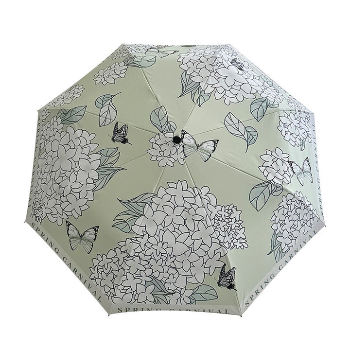Women's Folding Umbrella with Innovative Floral Design Kalsten