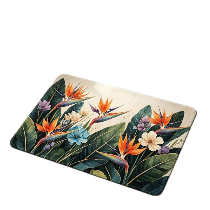 Floral-Themed Comfort Bath Mat Kalsten