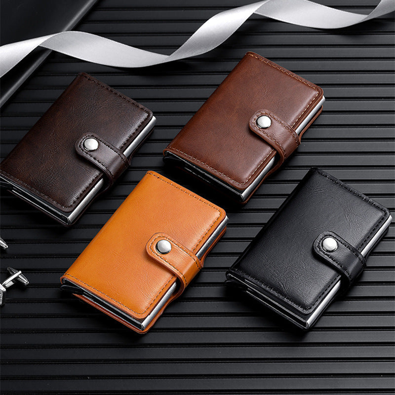 Minimalist Leather RFID Blocking Wallet