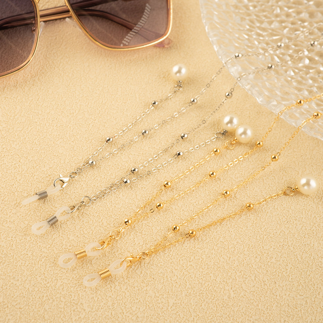 Elegant Pearl-Accent Eyewear Chain Kalsten