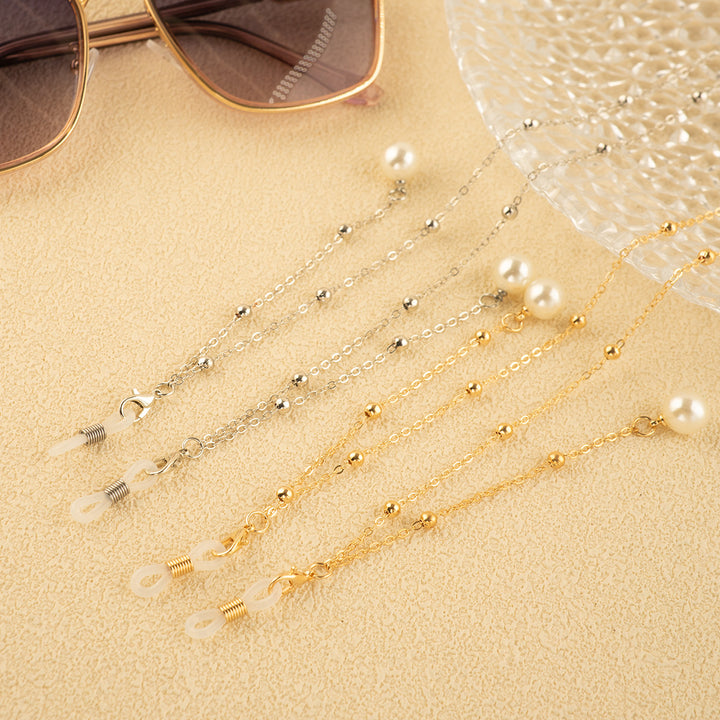 Elegant Pearl-Accent Eyewear Chain Kalsten
