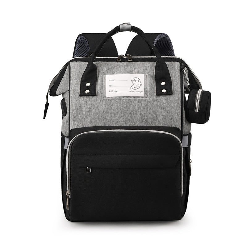 Multi-Compartment Functional Diaper Backpack Kalsten