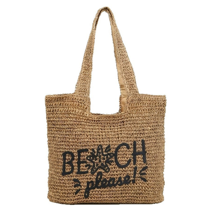 Leisure bag made of braided natural material Kalsten