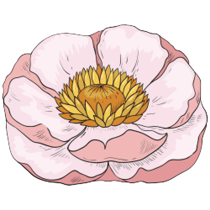 Floral-Inspired Decorative Mat