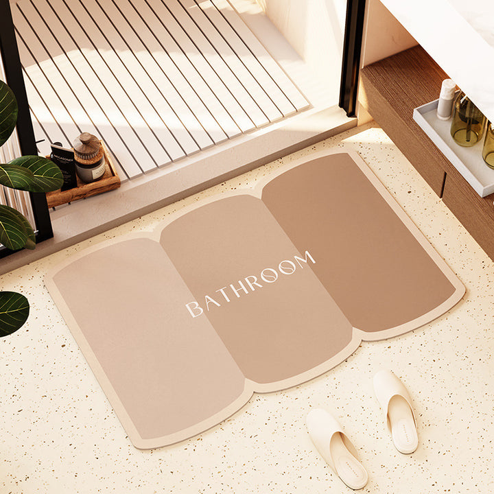Luxurious Cushioned Bathroom Mat