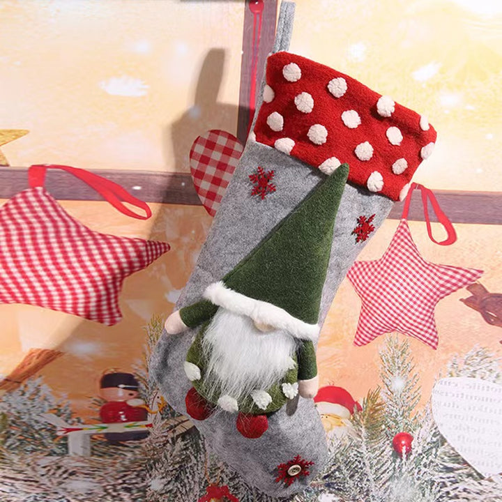 Festive Christmas stocking with nostalgic design Kalsten