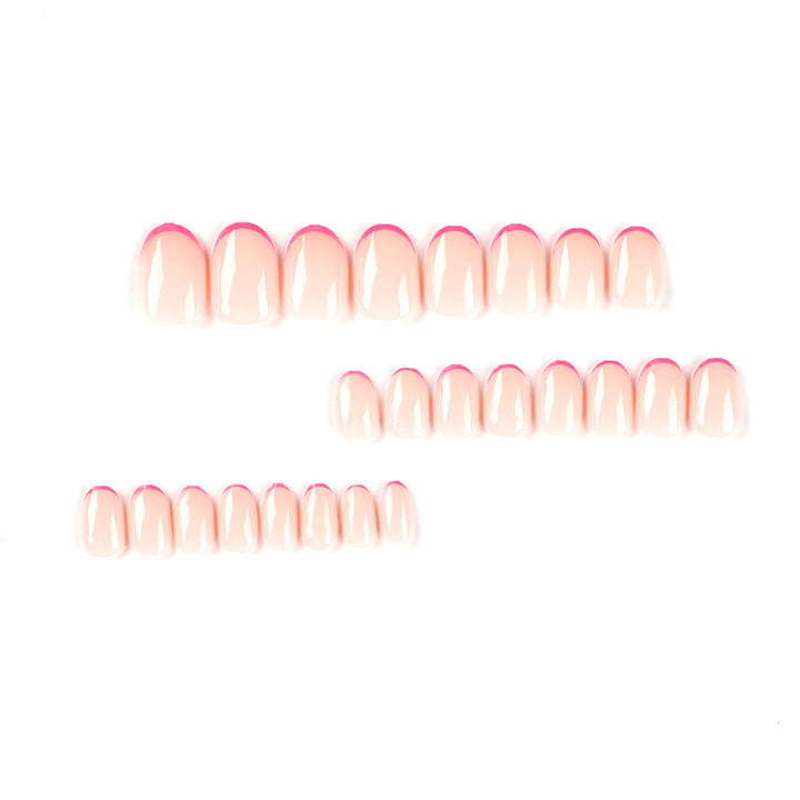 Artful Nail Extensions with Gradient and Accents Kalsten