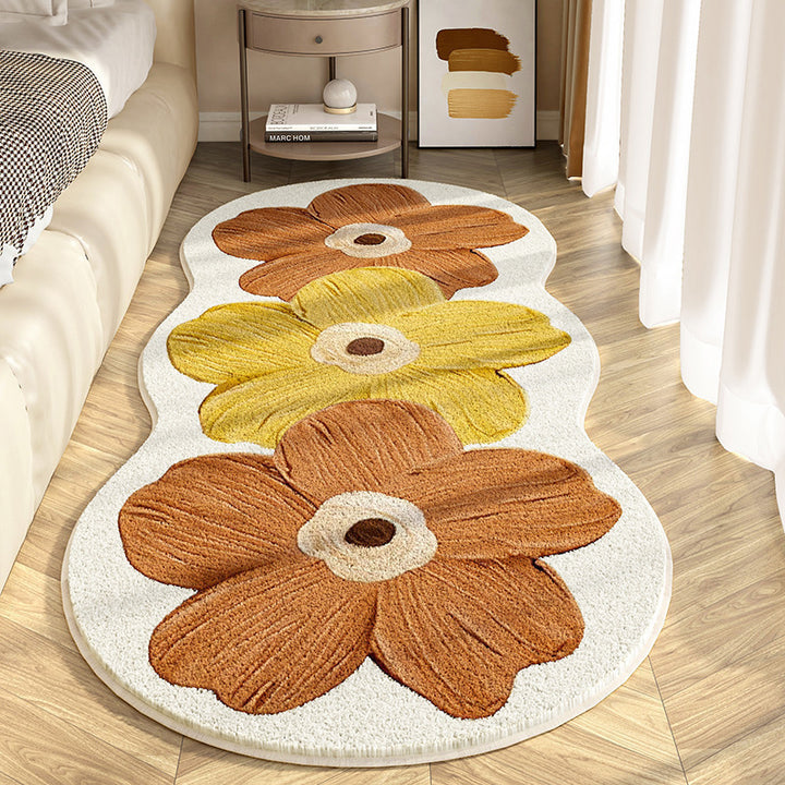 Floral-Shaped Area Rug