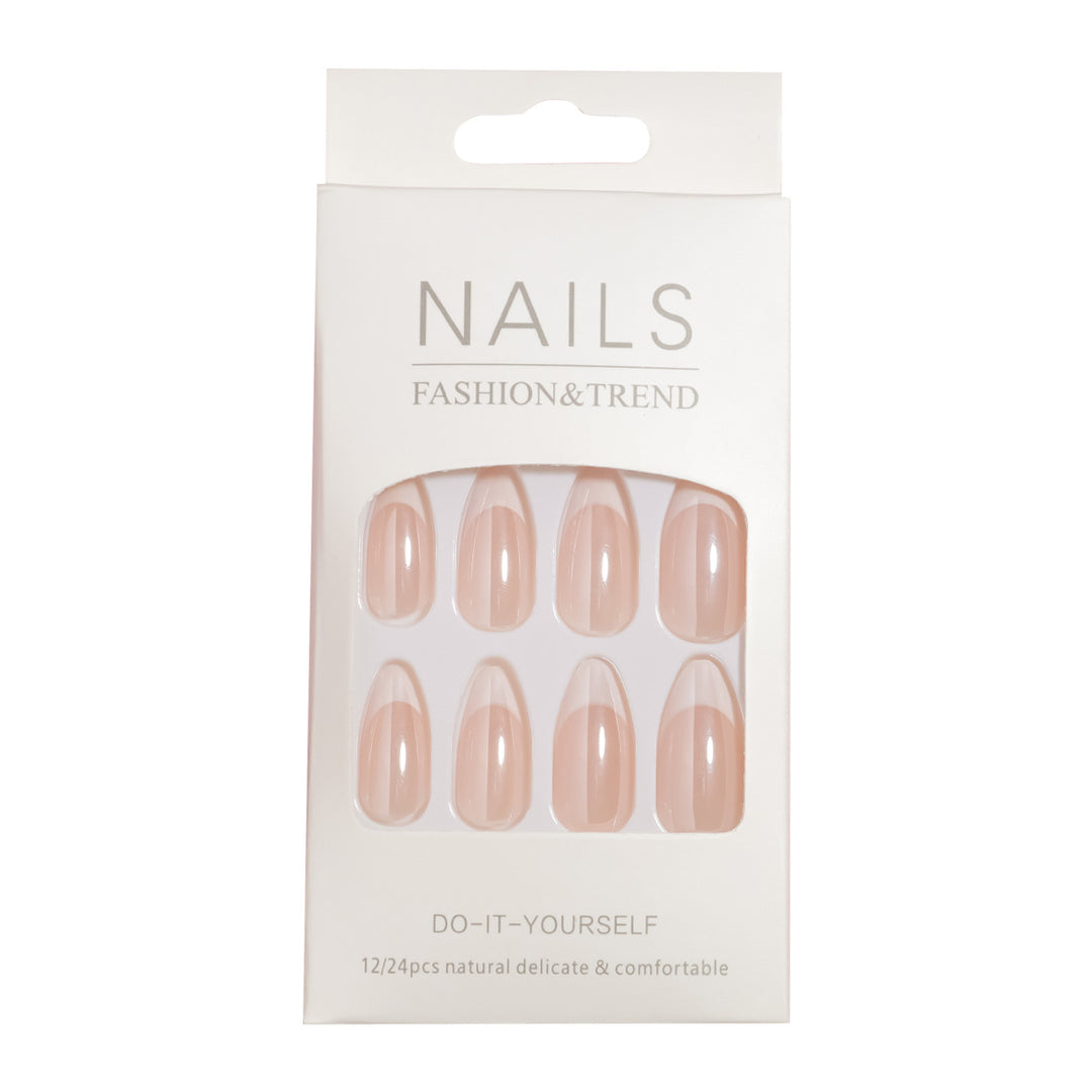 Elegant French Tip Nail Art Set Kalsten