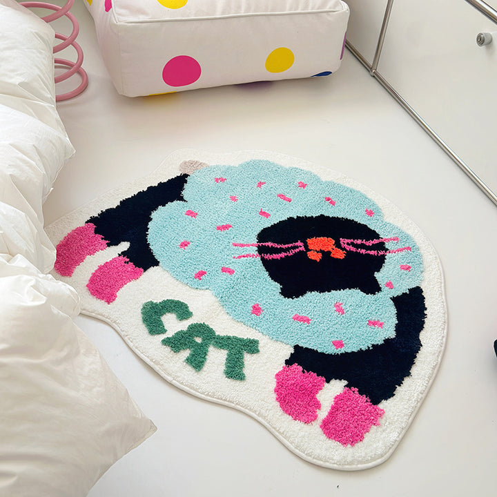 Monstera Leaf Shaped Area Rug