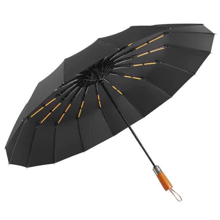 Women Folding Umbrella with Double Wind Protection System Kalsten