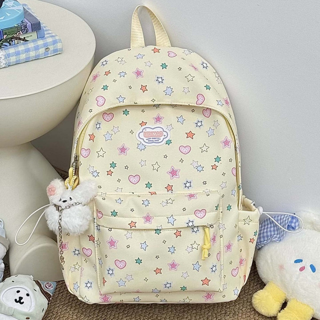 Playful Star-Patterned Daypack