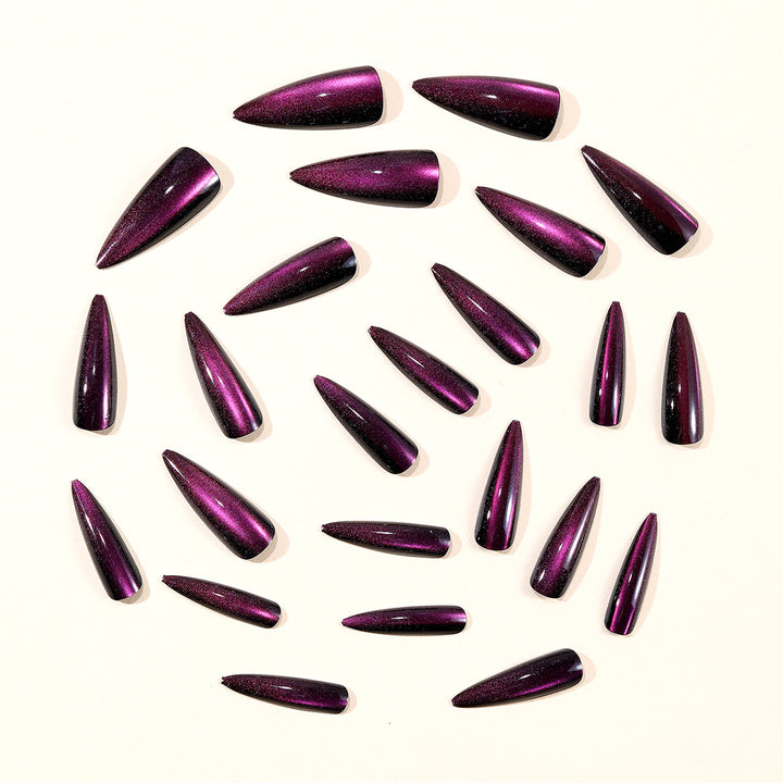 Glossy Stiletto Nail Extensions Kalsten