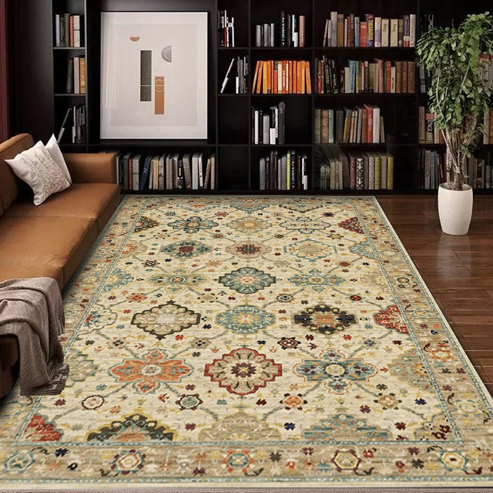 Vintage-Inspired Geometric Area Rug