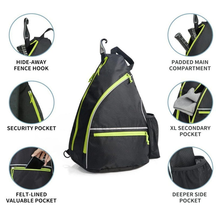 Sporty backpack with compartments for rackets and accessories Kalsten