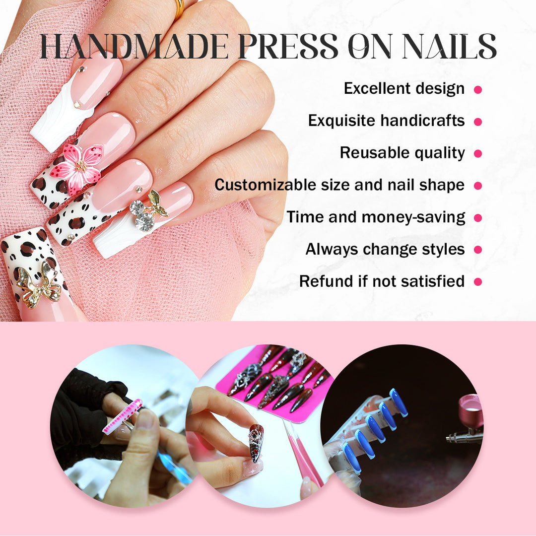 Animal Motif Artificial Nail Set Kalsten