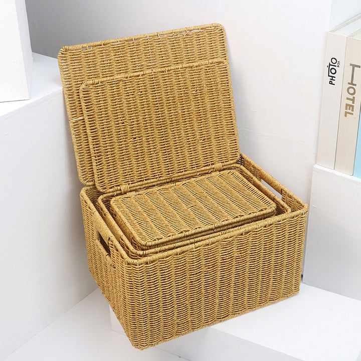 Rectangular Woven Storage Box Kalsten
