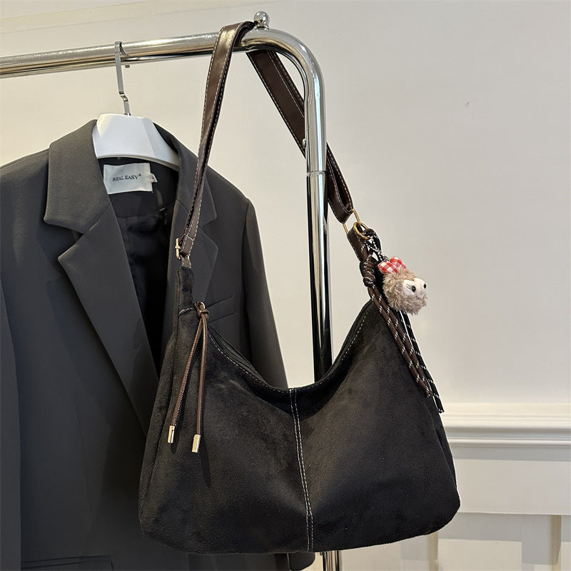 Soft Suede Hobo Handbag Kalsten