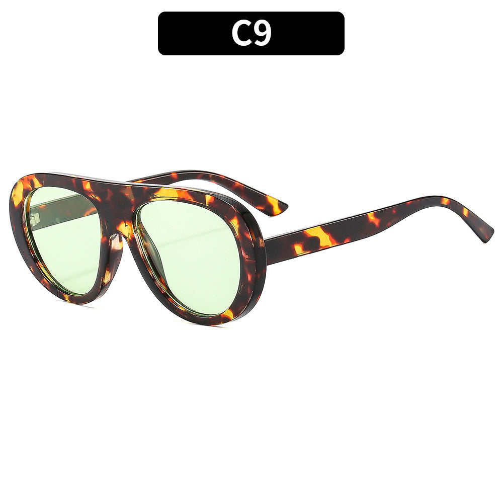 Bold Oversized Shield Sunglasses