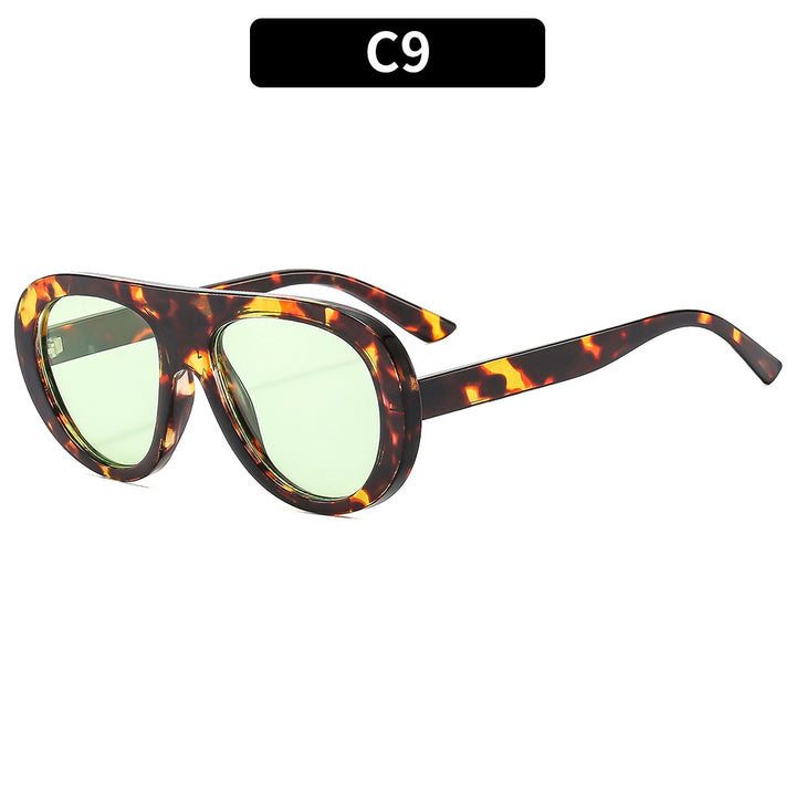 Bold Oversized Shield Sunglasses