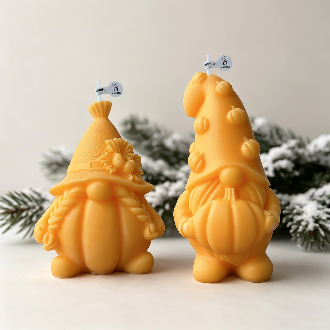 Whimsical Gnome Candle