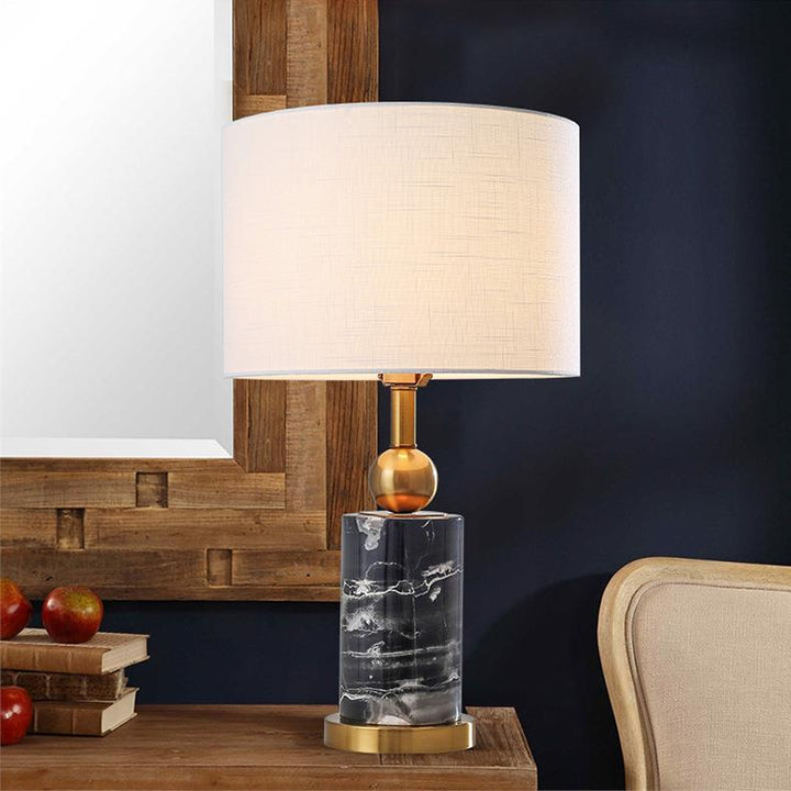 Elegant Decorative Table Lamp with Marble Base