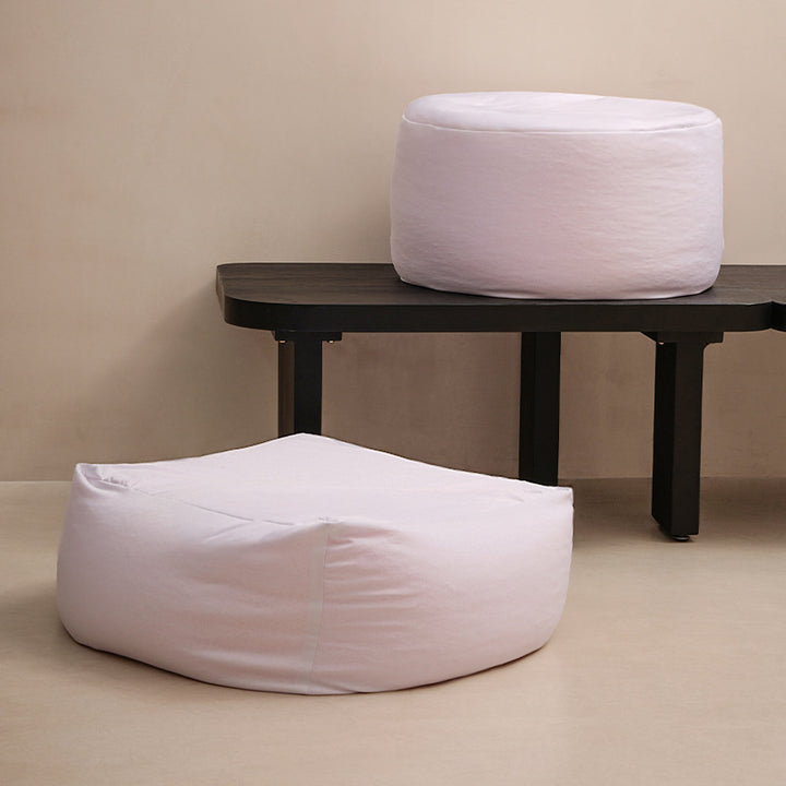 Modular floor bean bag with removable cover and ergonomic back support Kalsten