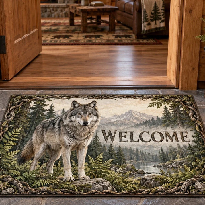 Floral Welcoming Door Mat Kalsten