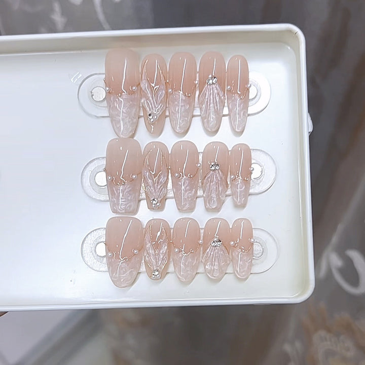 Premium Gel Press-On Nail Set Kalsten