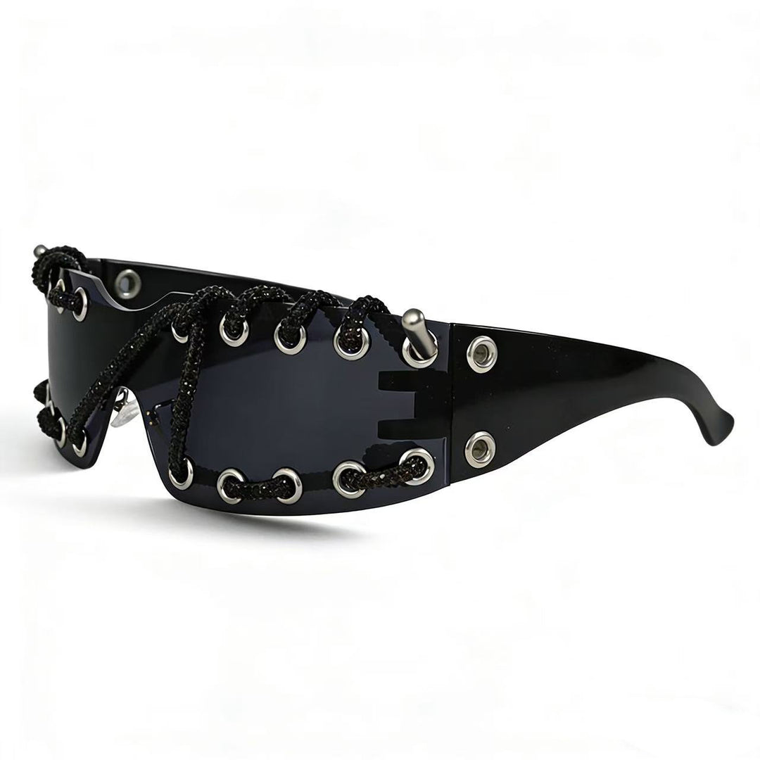 Women's sunglasses with unique lacing design Kalsten