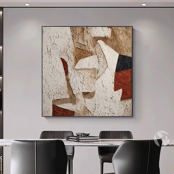 Textured Geometric Wall Art