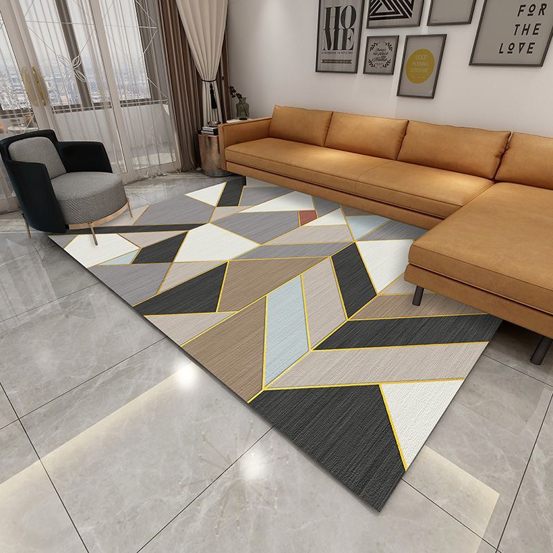 Geometric Decorative Area Rug Kalsten