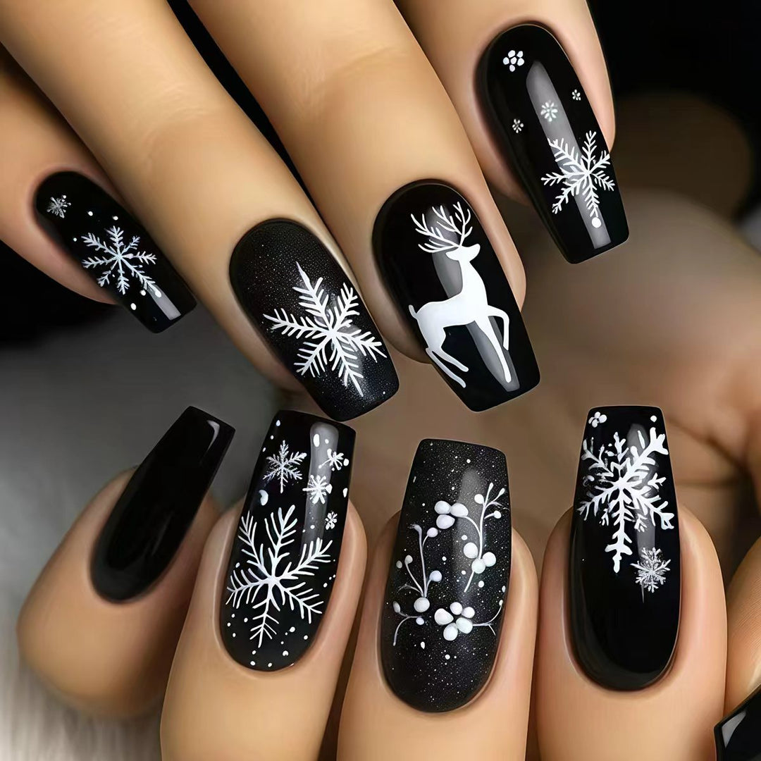 Winter-Themed 3D Nail Art Kalsten