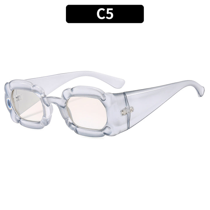 Decorative Floral Frame Sunglasses