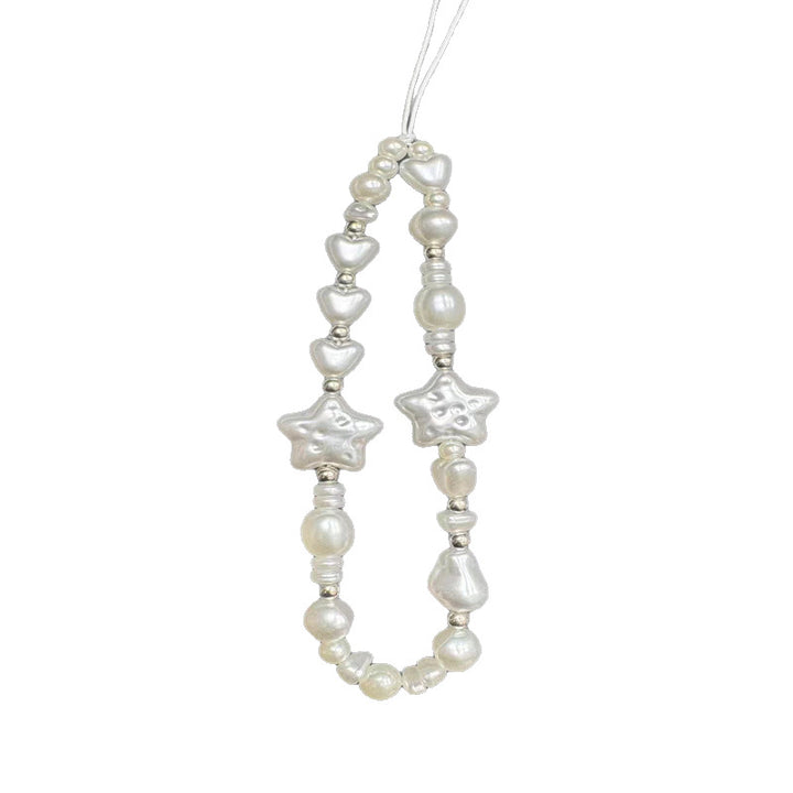 Elegant Star and Heart Beaded Necklace Kalsten