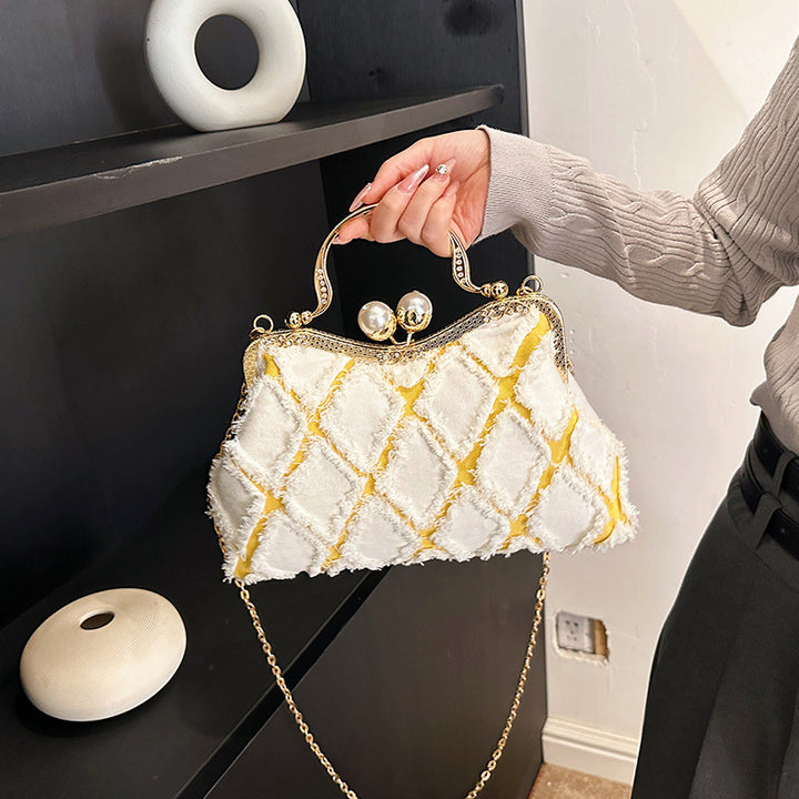 Vintage-Inspired Embellished Handbag