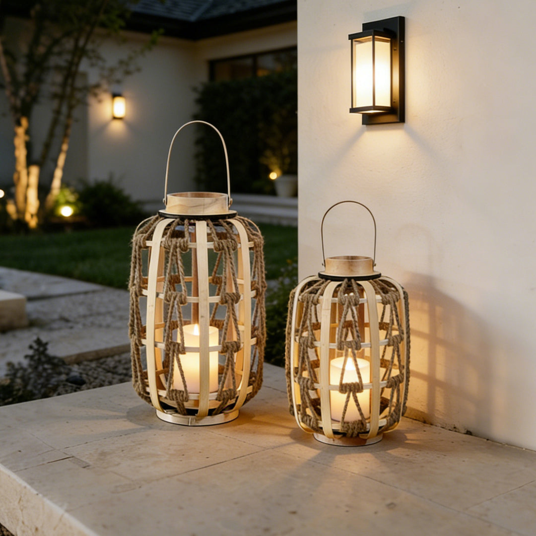 Decorative Rattan Lantern Kalsten