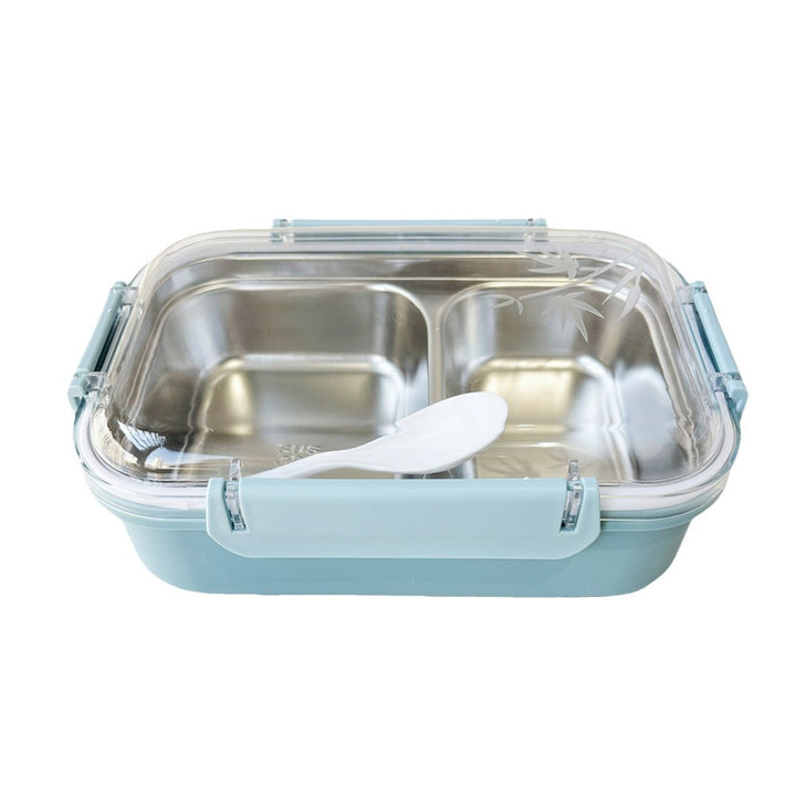 Dual-Compartment Stainless Steel Lunch Box