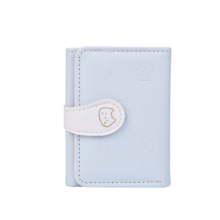 Cute Cat-Themed Card Wallet Kalsten