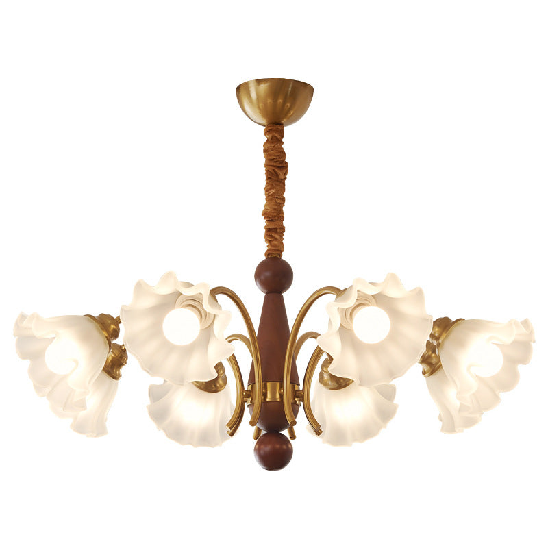 Vintage-Inspired Floral Chandelier