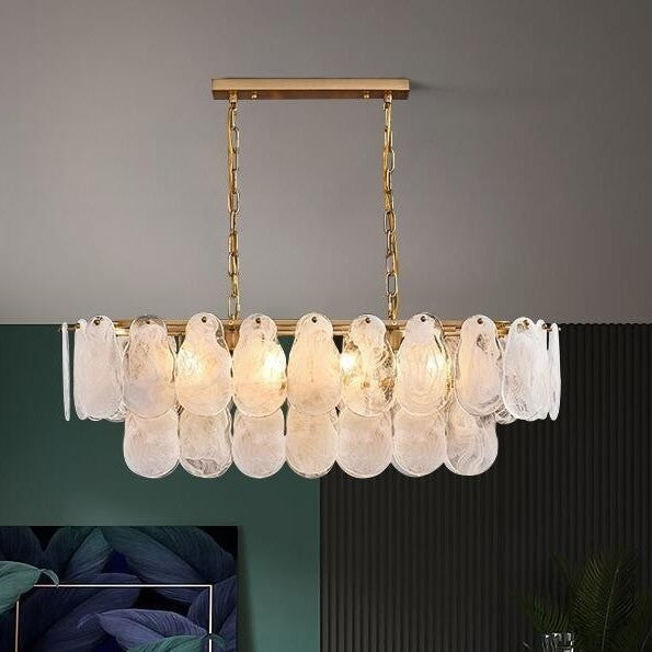 Capiz Shell Modern Pendant Chandelier