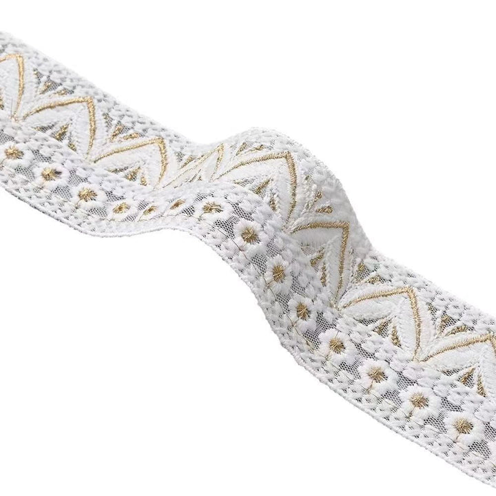 Elegant and Playful Lace Trim Kalsten