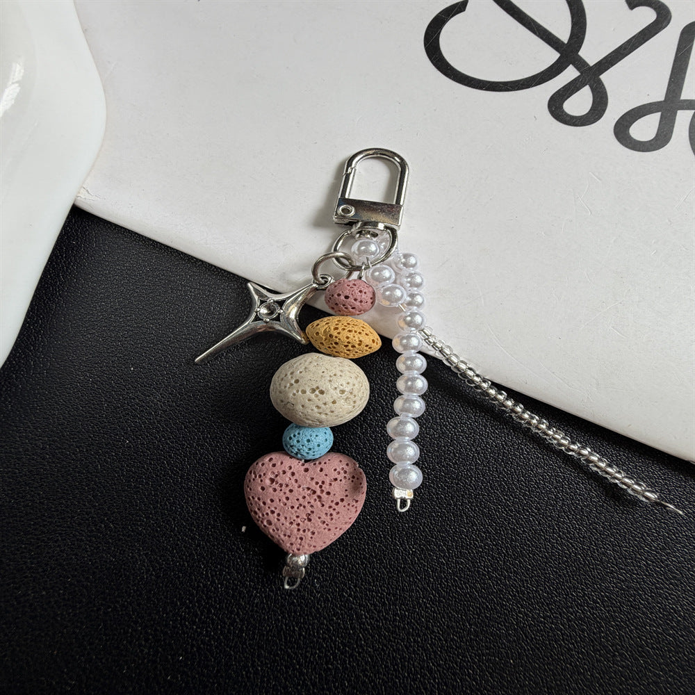 Decorative Beaded Charm Keychain Kalsten 1790135647