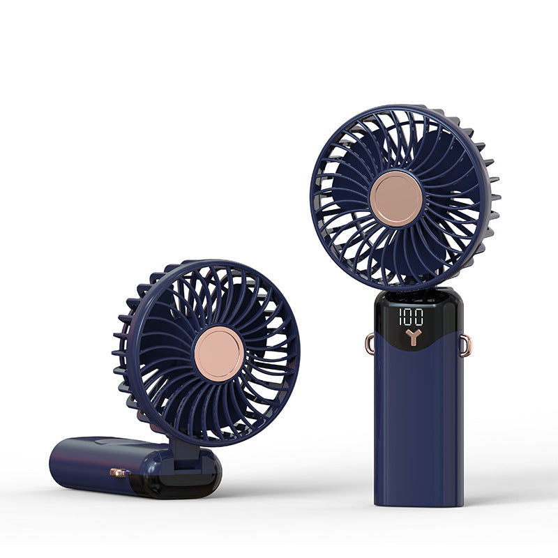 Portable Mini Hand Fan with Digital Display Kalsten